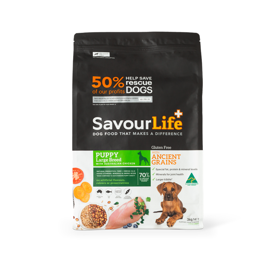 Large Breed Puppy with Australian Chicken